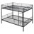 Full Over Full Metal Bunk Bed, Black-590826559
