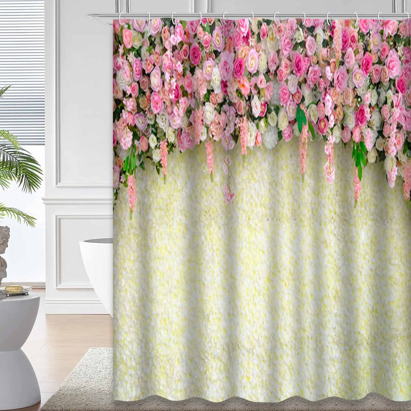 Décoration murale en toile de fond romantique avec 12 crochets, L 72 po x l 84 po