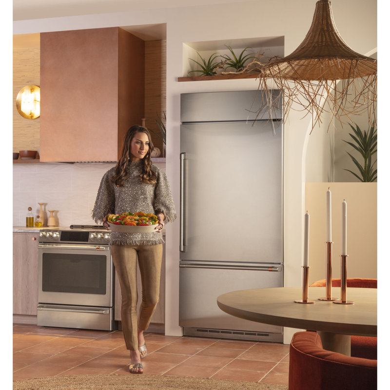 Café 30" 5.7 cu. ft. Smart Slide-in Electric Range with Convection, Induction Cooktop, and In-Oven Camera