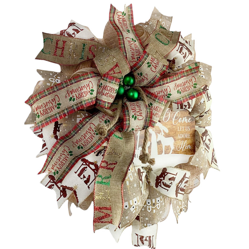 Handcrafted Faux 18'' Wreath
