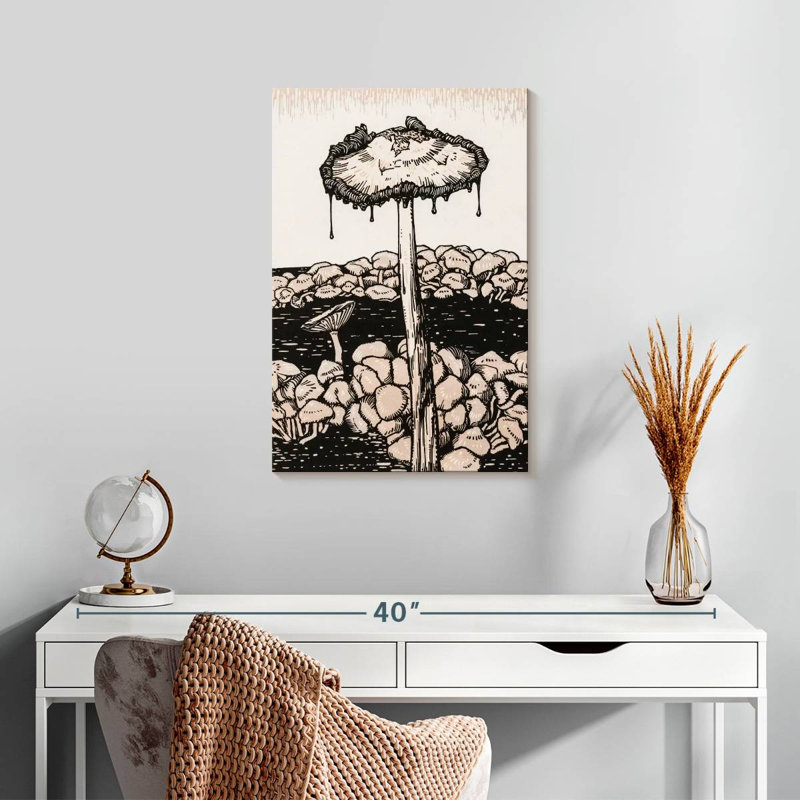 Yarlin Dripping Mushroom, 24" H x 16" W