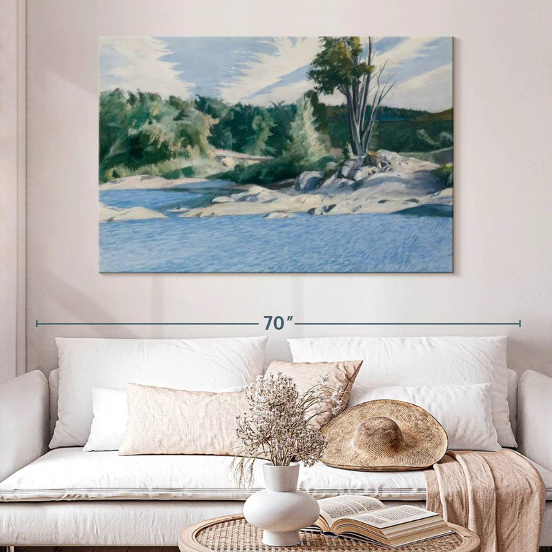 Alvord White River à Sharon, H 34 po x l 51 po