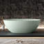 Baignoire îlot KAKUSIGA 61 po en résine effet pierre, baignoire moderne en surface solide avec trop-plein et bonde escamotable/PC2130390