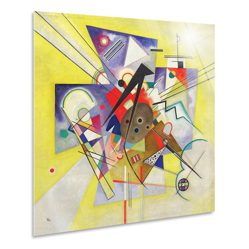 Yellow Accompaniment 1 Piece Wall Art, 70cm H x 70cm W, Plastic/Acrylic