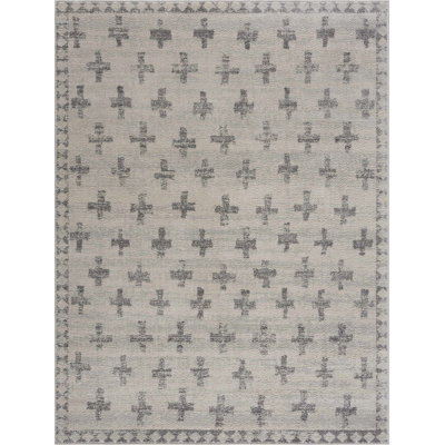 Dounia Transitional Performance Gray Area Rug