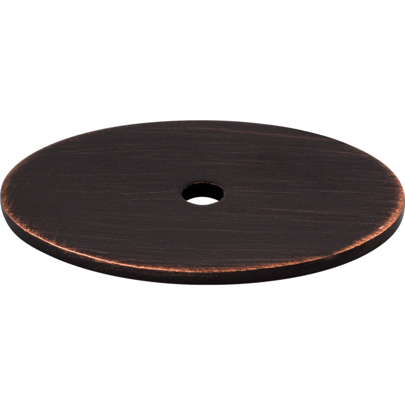 Oval  Backplate, Tuscan Bronze, 1.75" H x 1.25" W x 0.625" D