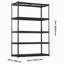 Tablettes de rangement Étagères de garage robustes réglables à 5 niveaux 3000 lb-1853321725-1853321712