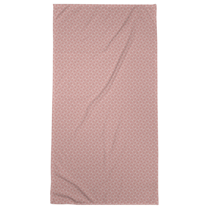 Katelyn Elizabeth Cotton Blend Bath Towel, Pastel Red