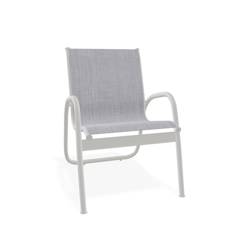 Fauteuil de patio Gardenella, Neige texturée, Bijou