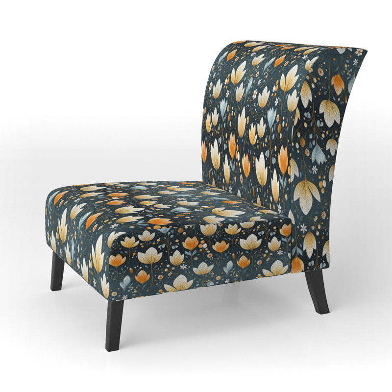 Fauteuil de chambre scandinave Botanical Collage III