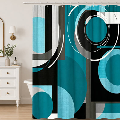 Rideaux de douche avec crochets inclus