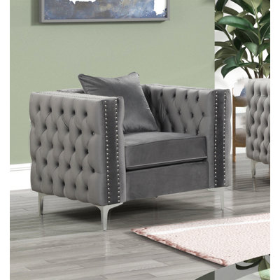 Ellizabeth Velvet Armchair