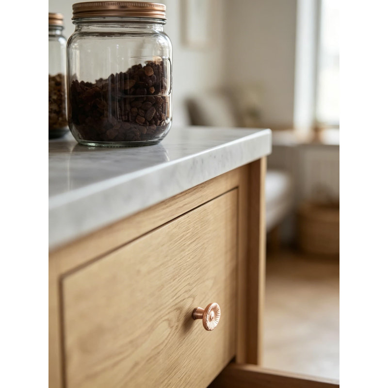 Ensemble de 6 poignées de tiroir Vintage Floral, lot de 6 poignées de tiroir Shabby Chic avec finition cuivre antique crème, poignées de porte en alliage de zinc solides pour garde-robe de commode de cuisine