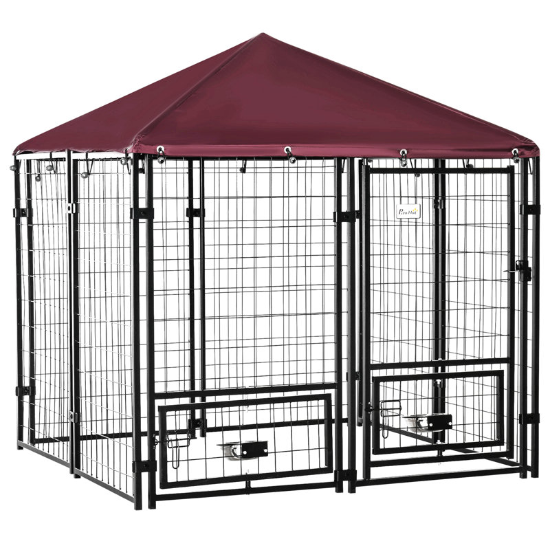 Chenil d'extérieur pour chien 5 'X 5' X 5 '