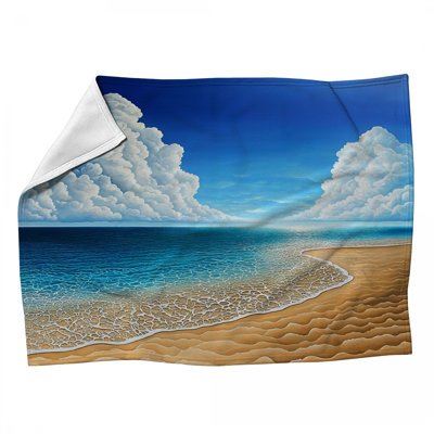 Jeté en molleton Beach