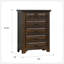Commode brune à 6 tiroirs