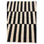 Tapis noir et blanc Noor