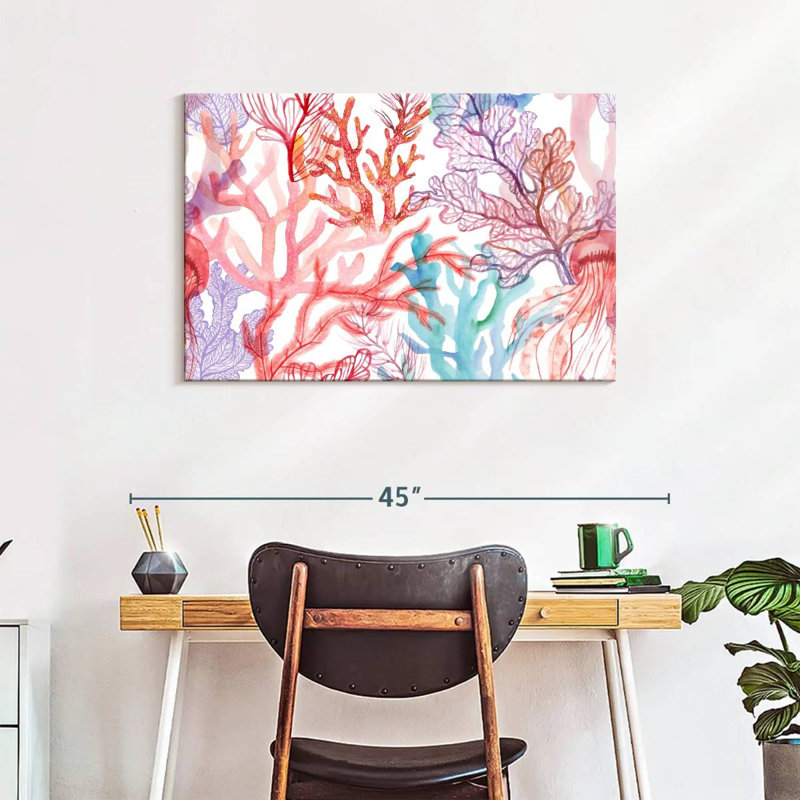 Corals, 24" H x 36" W