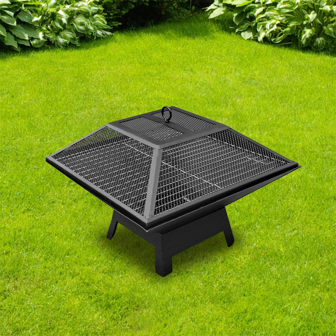 Camping Fire Bowl Pit Stove For Garden Outdoor Heater Portable BBQ Grill