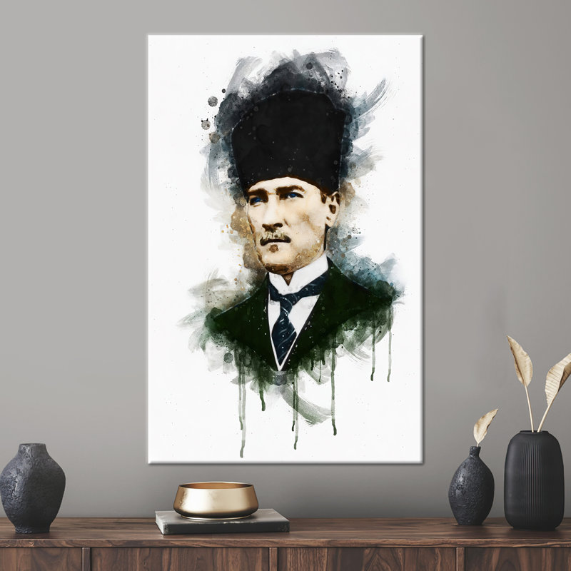 Motivation, impression sur toile, aquarelle, H 93 po x l 39 po, Toile tendue, Ne s’applique pas