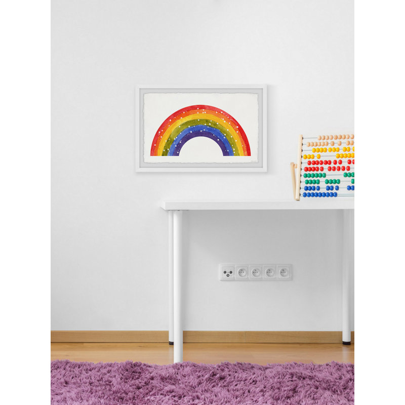 Gerardi No Rain No Rainbow, reproduction encadrée, H 12 po x l 18 po x 1,5 po