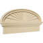 Fronton en uréthane Elliptical Signature, brun clair apprêté-102752105-113054387-113222581