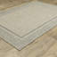Tapis intérieur / extérieur en polypropylène tissé à la machine en brun clair / gris-1113203994