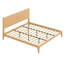 Lit plateforme en bois de bambou-477631909