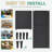 4 Pieces Weather-resistant Patio Lounge Chair, Outdoor Adjustable Chaise Lounge Chair-381066819