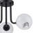 Elio 3-Light Modern Semi-Flush Mount Ceiling Light