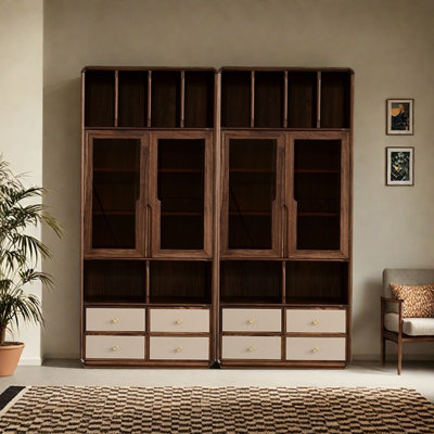Bibliothèque de rangement minimaliste de style italien