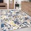 Tapis gris / jaune / ivoire Haslett-582497163