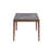 Engineered Stone Top & Walnut Finish Dining Table
