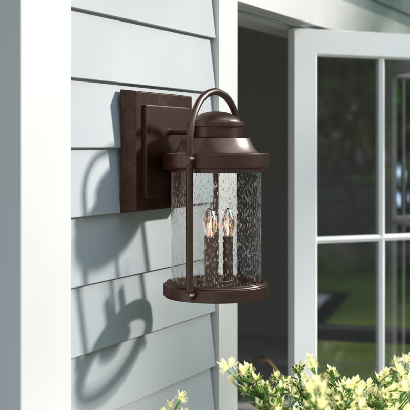 Perse Wall Light, Bronze, 19" H x 11.5" W x 10" D