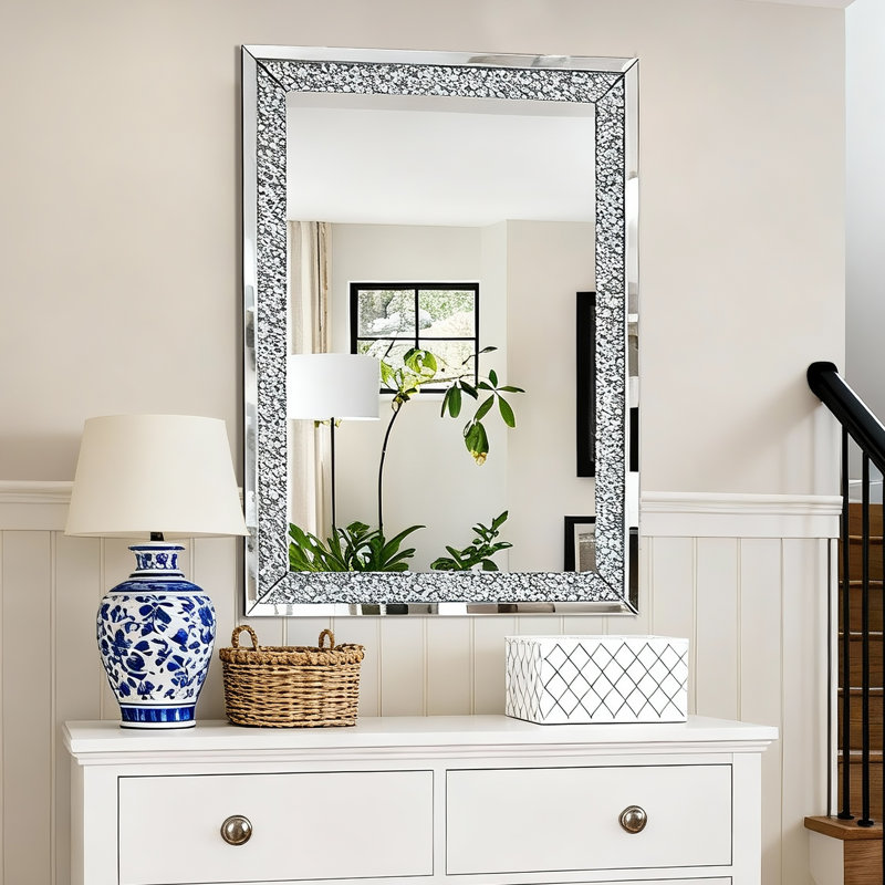 Miroir de salle de bain Cadeshia, 47,2 po x 31,5 po