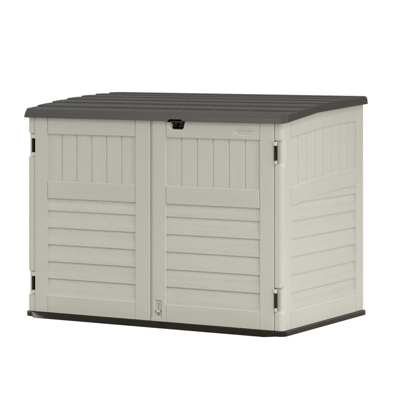 Suncast 6 ft x 4ft. D Stow-Away Horizontal Storage Shed