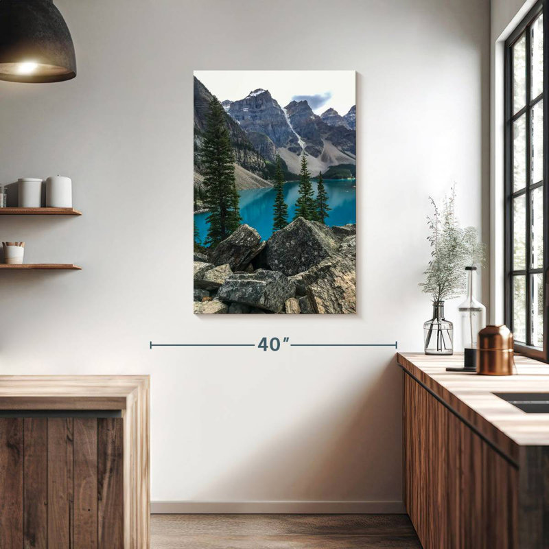 Lac Alvord à Banff, H 39 po x l 26 po