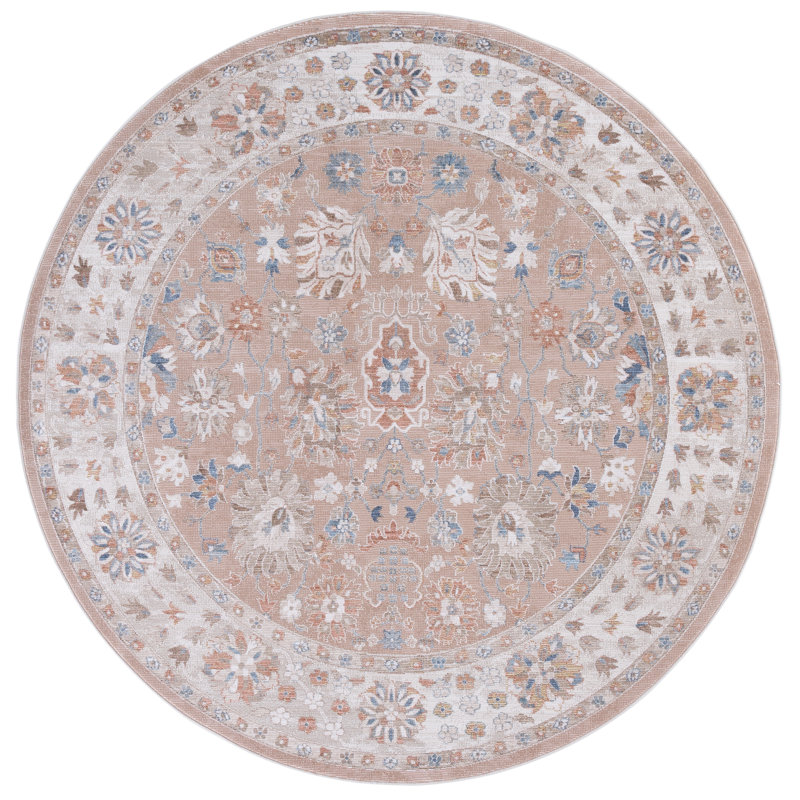 Ellwood 214 Performance Oriental Rug, Round 6'5"