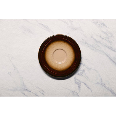 Soucoupe en porcelaine de qualité supérieure SAHara | Splash Sahara | Va au micro-ondes et au lave-vaisselle