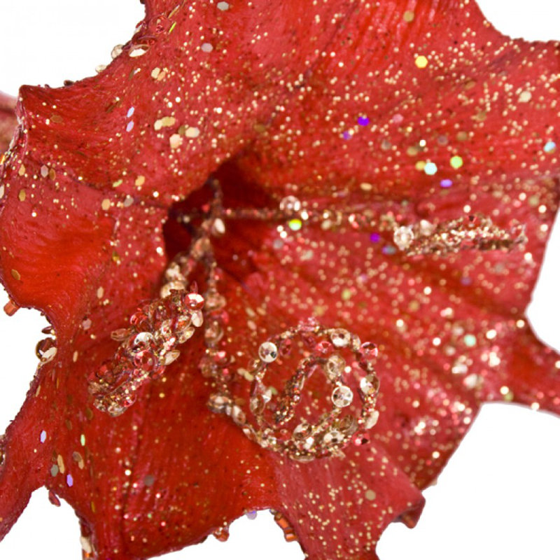 15cm Plants & Flowers Pick, Red
