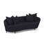 Boomerang Boucle and Velvet Sofa-70372642-70372670
