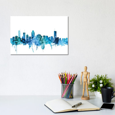 Montreal, Canada Skyline by Michael Tompsett - Wrapped Canvas Gallery-Wrapped Canvas Giclée