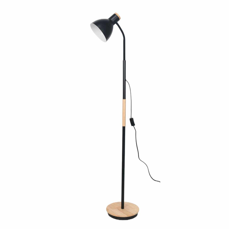 Tomica 155cm Task Floor Lamp, Black Paint
