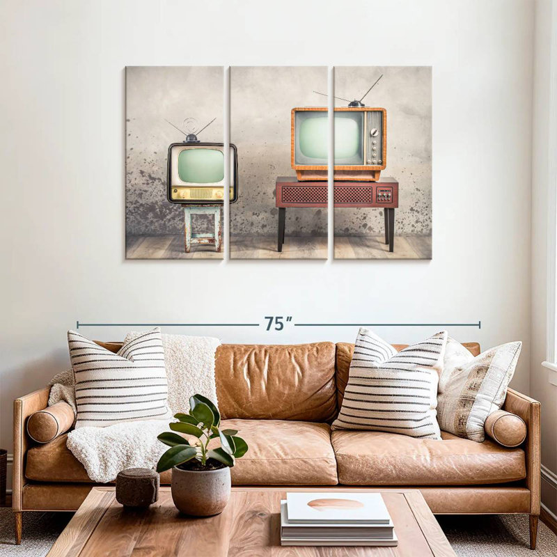Senne Analog Televisions, 36" H x 57" W