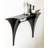 Contemporary Wall Shelf Console with Artistic Arch Silhouette-1074217974-1074217973