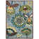 Asiha Floral Hand-Hooked Green/Blue Area Rug