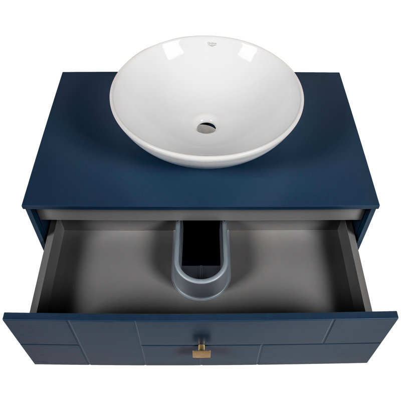 Meuble-lavabo autoportant avec lavabo Spruha-F_Modern, Bleu mat