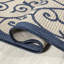 Tapis intérieur / extérieur bleu marine / beige Deilani-1058741151