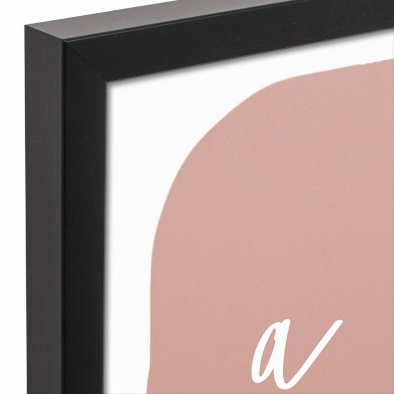 Art encadré ABC Blob, H 31,75 po x l 21,75 po x P 1,75 po