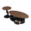 Ensemble de 2 tables basses gigognes Luxury-1966256621